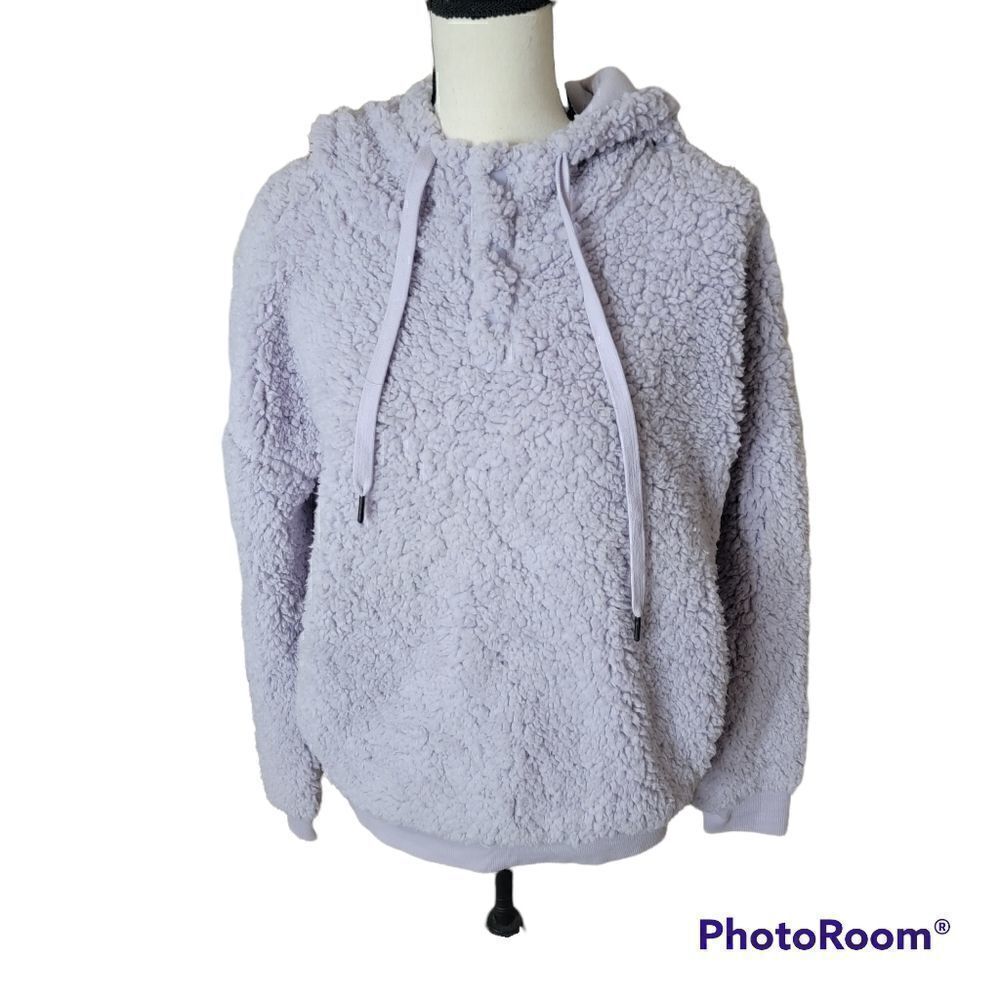 Z by Zella Teddy Bear Hoodie with Kangaroo Pocket. Size L.